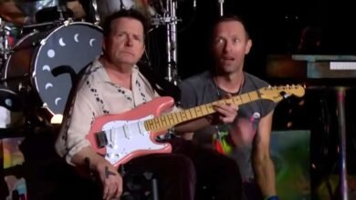 Michael J. Fox Joins Coldplay to Play Guitar During ‘Fix You’ at the Band’s Glastonbury Set: Watch