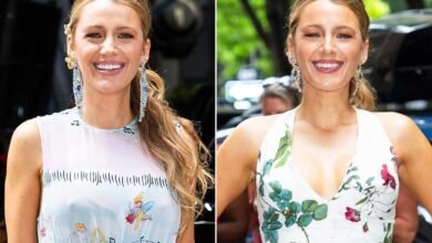 Blake Lively Gives a Masterclass in Theme Dressing with Two Flower-Inspired Looks in One Day