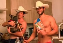 Chace Crawford and Miles Teller Dance Shirtless with Cowboy Hats in New TikTok Video