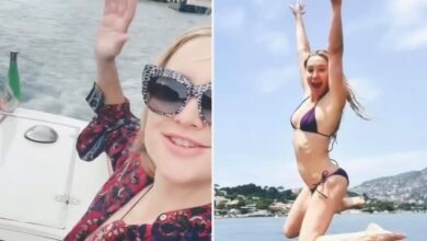 Kate Hudson Jumps Off Dock in Bikini as She Shares Sweet Vacation Clips: ‘Just Soaking It in’