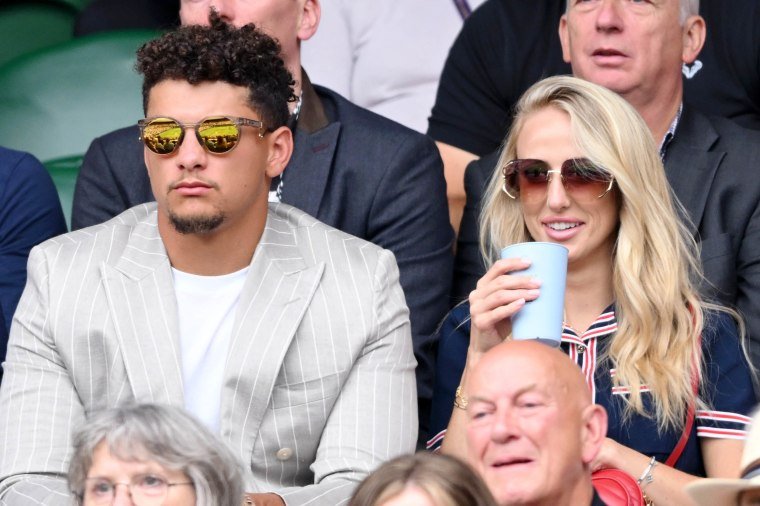 Patrick and Brittany Mahomes make an appearance at Wimbledon