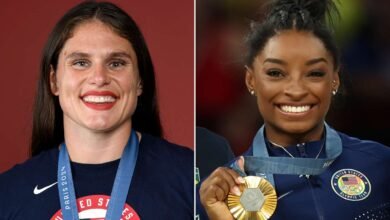 Ilona Maher Trades Custom Pins with ‘Iconic’ Simone Biles in Viral TikTok: ‘My Christmas Gift’