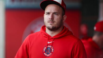 Los Angeles Angels Star Mike Trout Done For The Season With Meniscus Tear