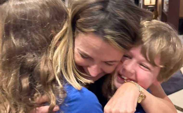 See the moment Savannah Guthrie surprised her kids with a trip to Paris for the Olympics