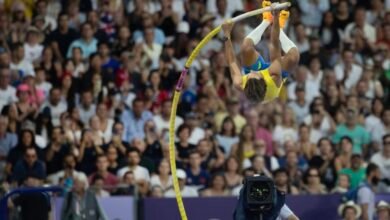 Swedish pole vaulter Armand Duplantis thrills the world with a towering, death-defying vault