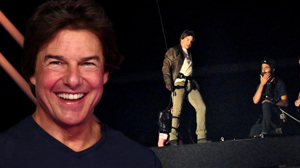 Tom Cruise Dives Into Paris Olympics Closing Ceremony, Drives Off With Flag To LA 2028