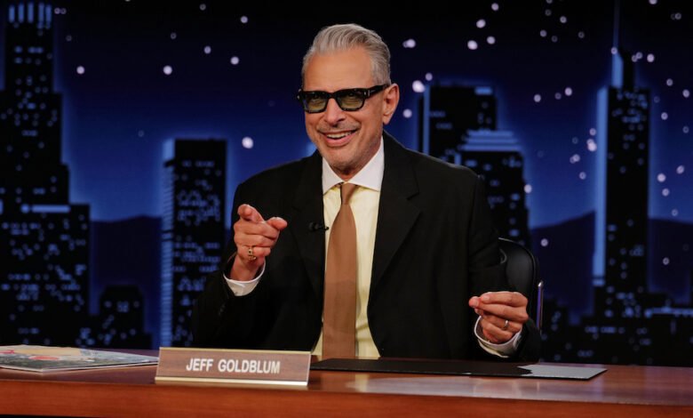 ‘Jimmy Kimmel Live’ Guest Host Jeff Goldblum Helps Working Actors Qualify For Health Insurance — And They All Look Like Him