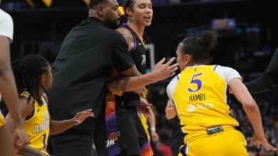 Brittney Griner Ejected from Game After Nearly Coming to Blows with Sparks Rookie Rickea Jackson