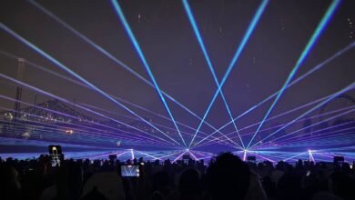 Les spectacles laser gagnent du terrain au Québec