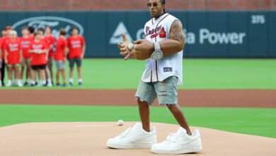 Ludacris threw out a first pitch at a Braves game unlike any you’ve ever seen