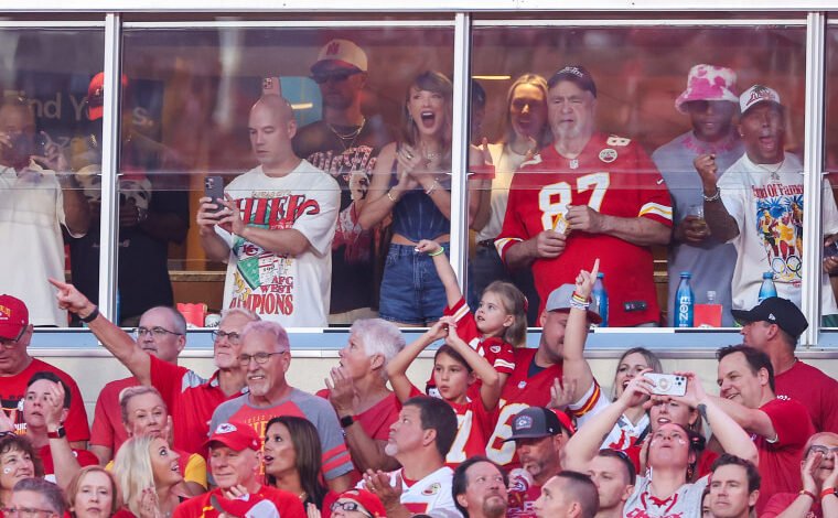 Taylor Swift and Travis Kelce show PDA, re-create Instagram post after Chiefs win