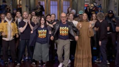 Billie Eilish Joins Michael Keaton In Urging ‘SNL’ Viewers To Vote As She Performs ‘Birds Of A Feather’ & ‘Wildflower’