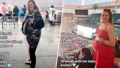 In her pregnant era: She saw Taylor Swift’s ‘Eras’ tour while pregnant with 2 different kids