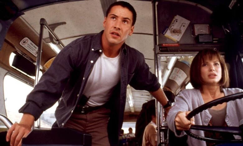 Keanu Reeves & Sandra Bullock Recall “Actually Hitting Cars” While Making ‘Speed’