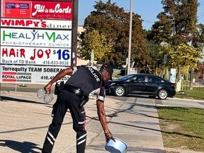 Whoever painted Swastika on North York sidewalk needs to know police are on it