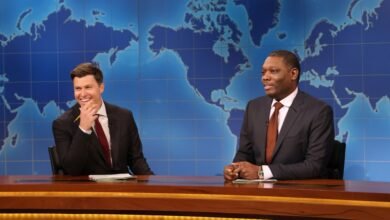 ‘SNL’s ‘Weekend Update’ Features Overworked Amazon Worker In Ego Nwodim & James Austin Johnson And Sarah Sherman As Feuding Gallagher Brothers