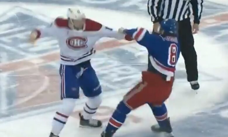 Josh Anderson fights (and wins) a furious battle with Jacob Trouba – Dose.ca