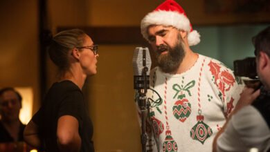 Listen to Jason and Kylie Kelce harmonize in sweet Christmas song