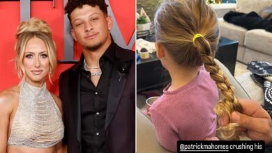 Brittany Mahomes Compliments Patrick Mahomes as He Braids Daughter Sterling’s Hair: ‘Crushing It’